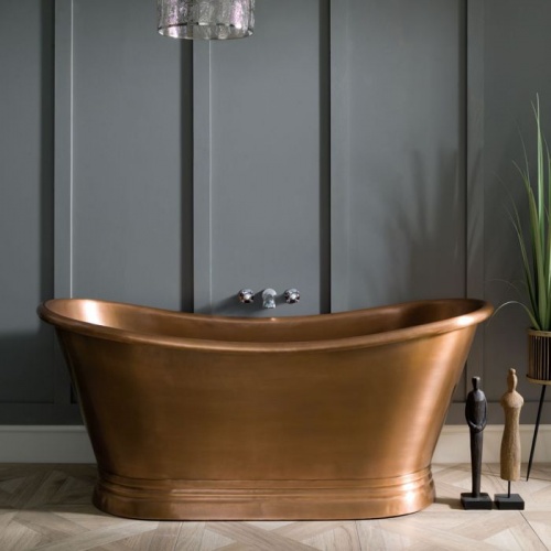 BC Designs Antique Copper Boat Bath